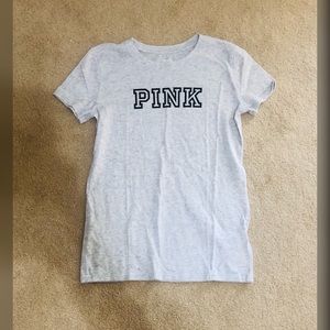 PINK grey T shirt